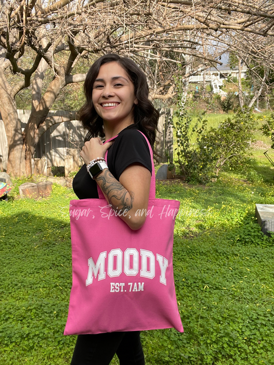 MOODY Hot Pink Tote