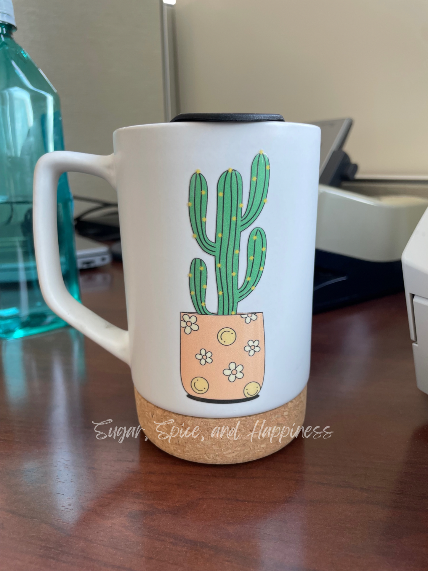 Cactus Smile Ceramic Mug