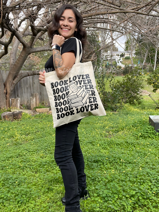 Book Lover Natural Tote