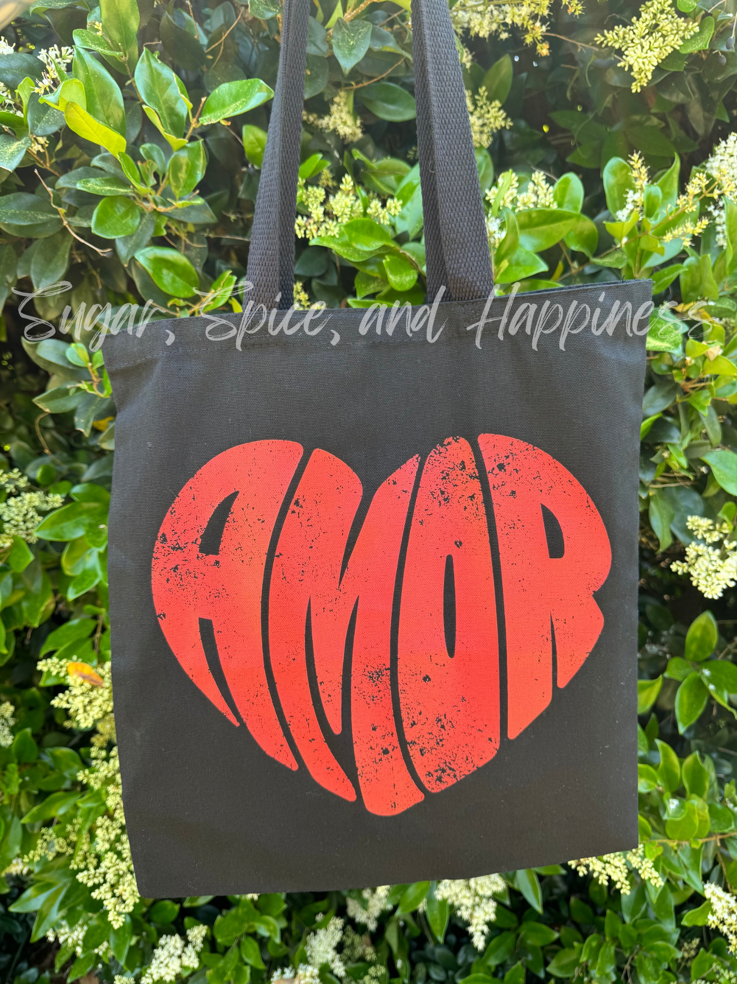 Amor Black Tote