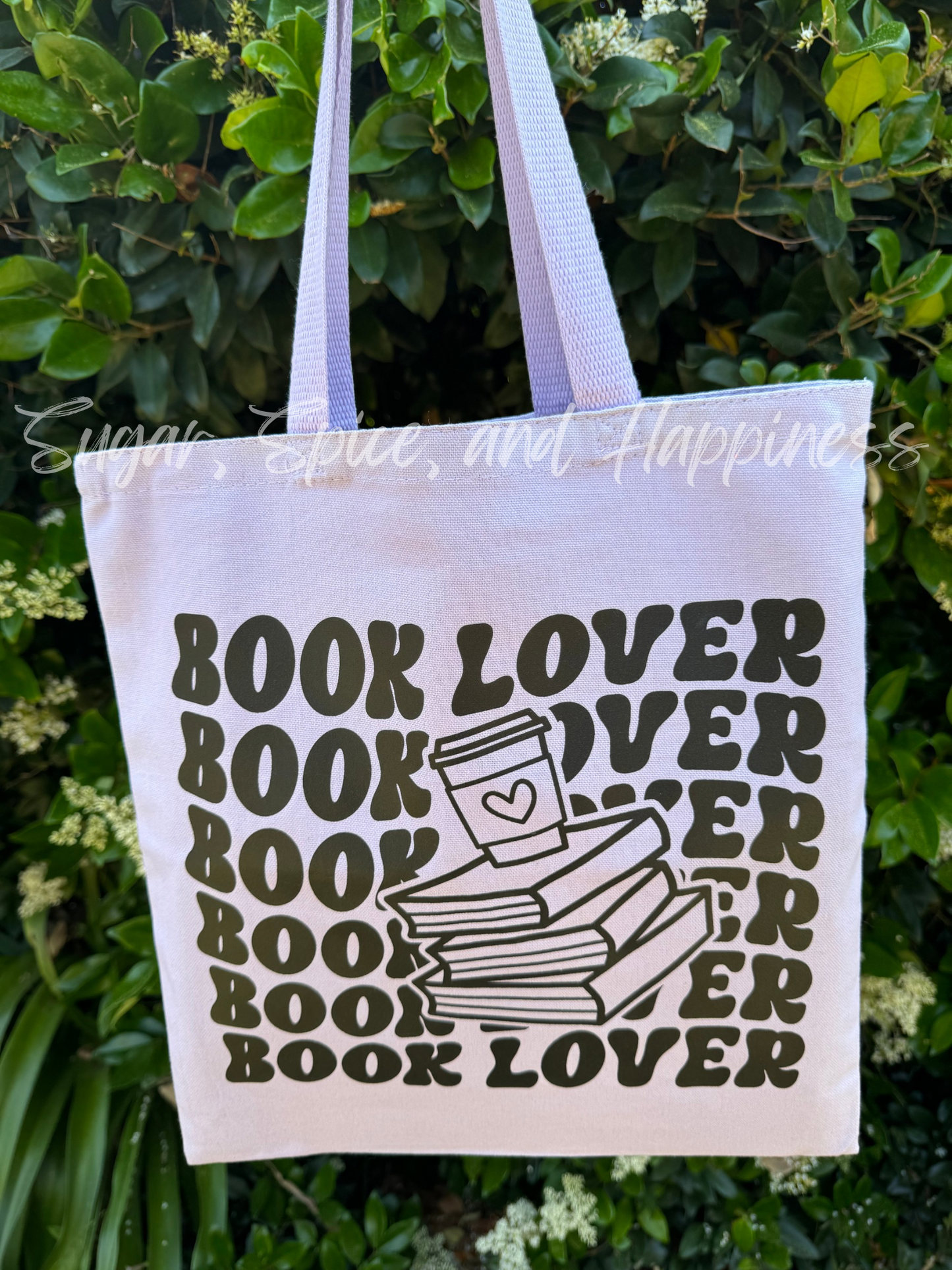 Book Lover Lavender Tote