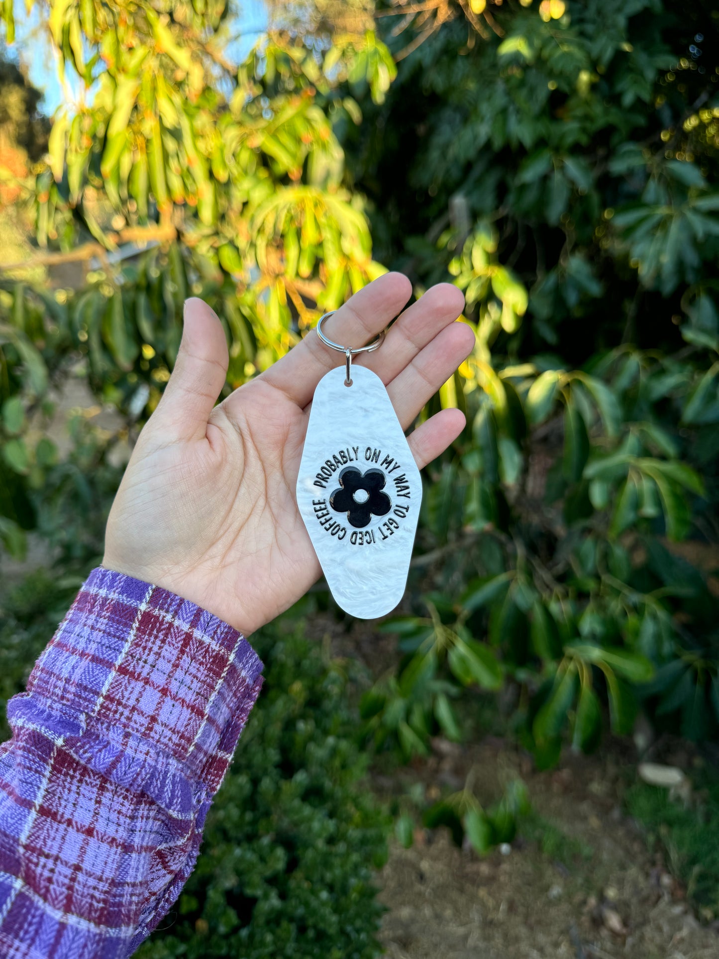 Iced Coffee Keychain